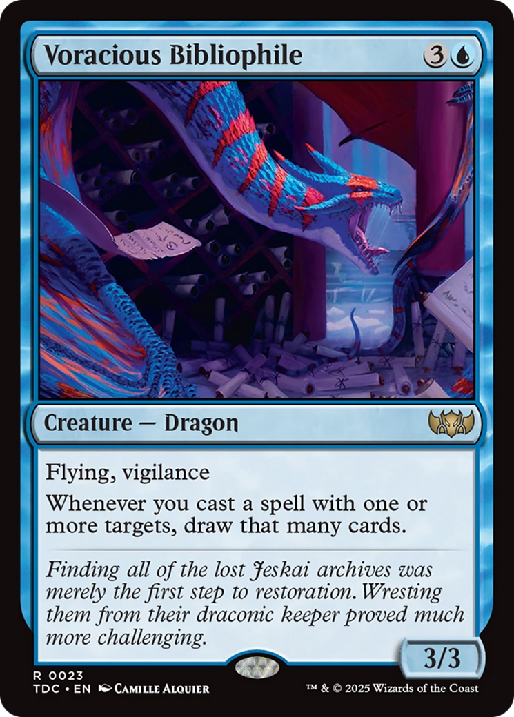 Voracious Bibliophile [Tarkir: Dragonstorm Commander] | RetroPlay Games