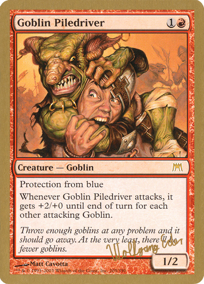 Goblin Piledriver (Wolfgang Eder) [World Championship Decks 2003] | RetroPlay Games