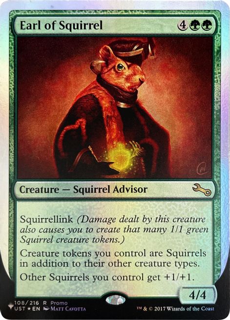 Earl of Squirrel (Unfinity Foil Edition) [The List] | RetroPlay Games