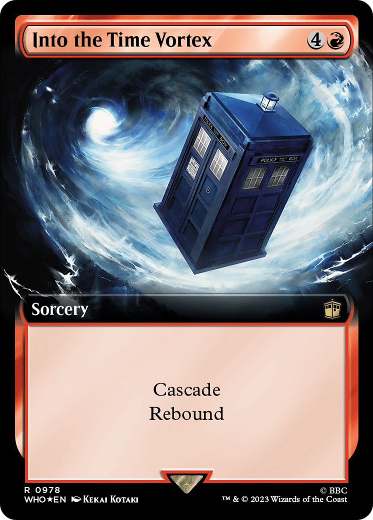 Into the Time Vortex (Extended Art) (Surge Foil) [Doctor Who] | RetroPlay Games