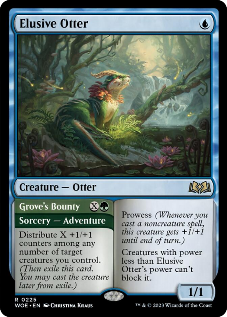 Elusive Otter // Grove's Bounty [Wilds of Eldraine] | RetroPlay Games