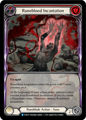 Runeblood Incantation (Red) [EVR107] (Everfest)  1st Edition Extended Art Rainbow Foil | RetroPlay Games