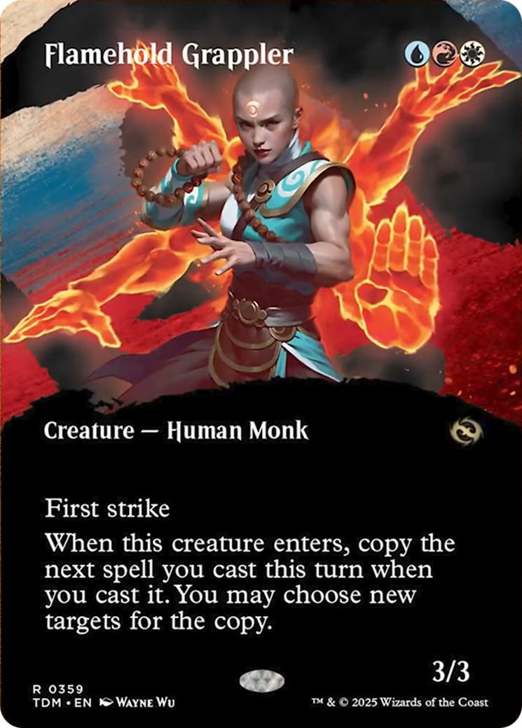 Flamehold Grappler (Borderless) [Tarkir: Dragonstorm] | RetroPlay Games