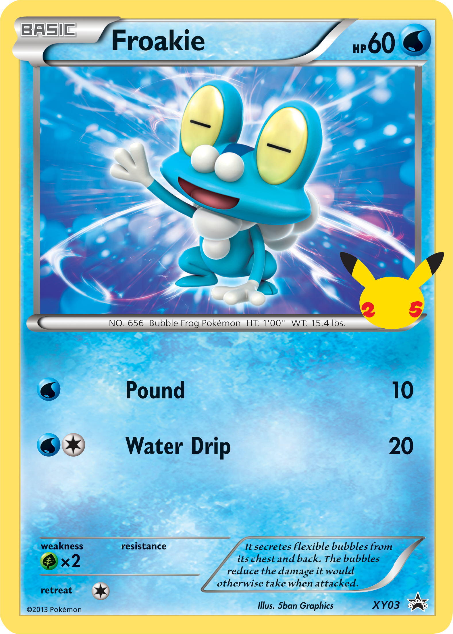 Froakie (XY03) (Jumbo Card) [First Partner Pack] | RetroPlay Games