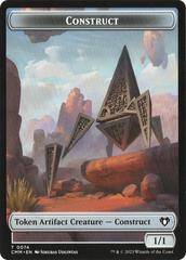 Thopter // Construct (0074) Double-Sided Token [Commander Masters Tokens] | RetroPlay Games