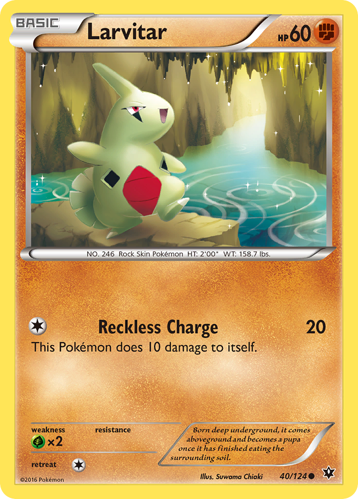 Larvitar (40/124) [XY: Fates Collide] | RetroPlay Games
