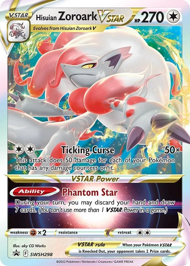 Hisuian Zoroark VSTAR (SWSH298) (Jumbo Card) [Sword & Shield: Lost Origin] | RetroPlay Games