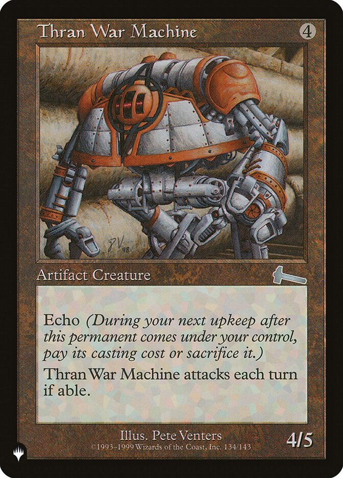 Thran War Machine [The List] | RetroPlay Games