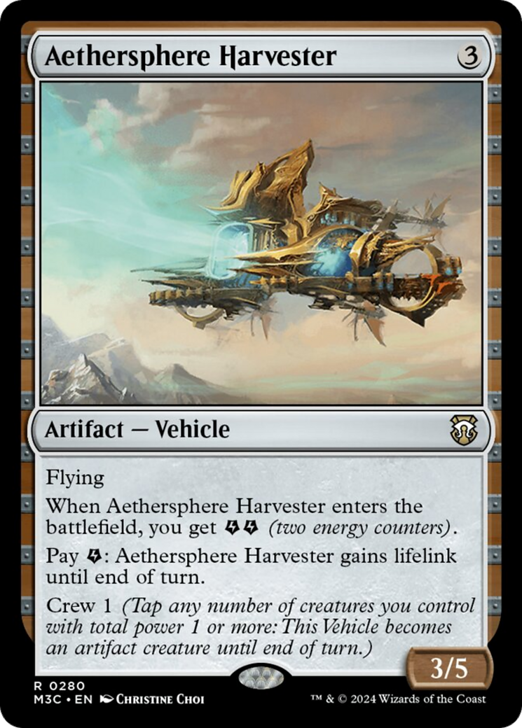 Aethersphere Harvester [Modern Horizons 3 Commander] | RetroPlay Games