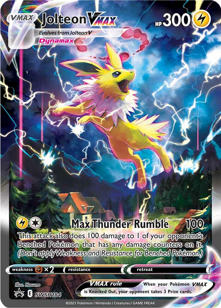 Jolteon VMAX (SWSH184) [Sword & Shield: Black Star Promos] | RetroPlay Games