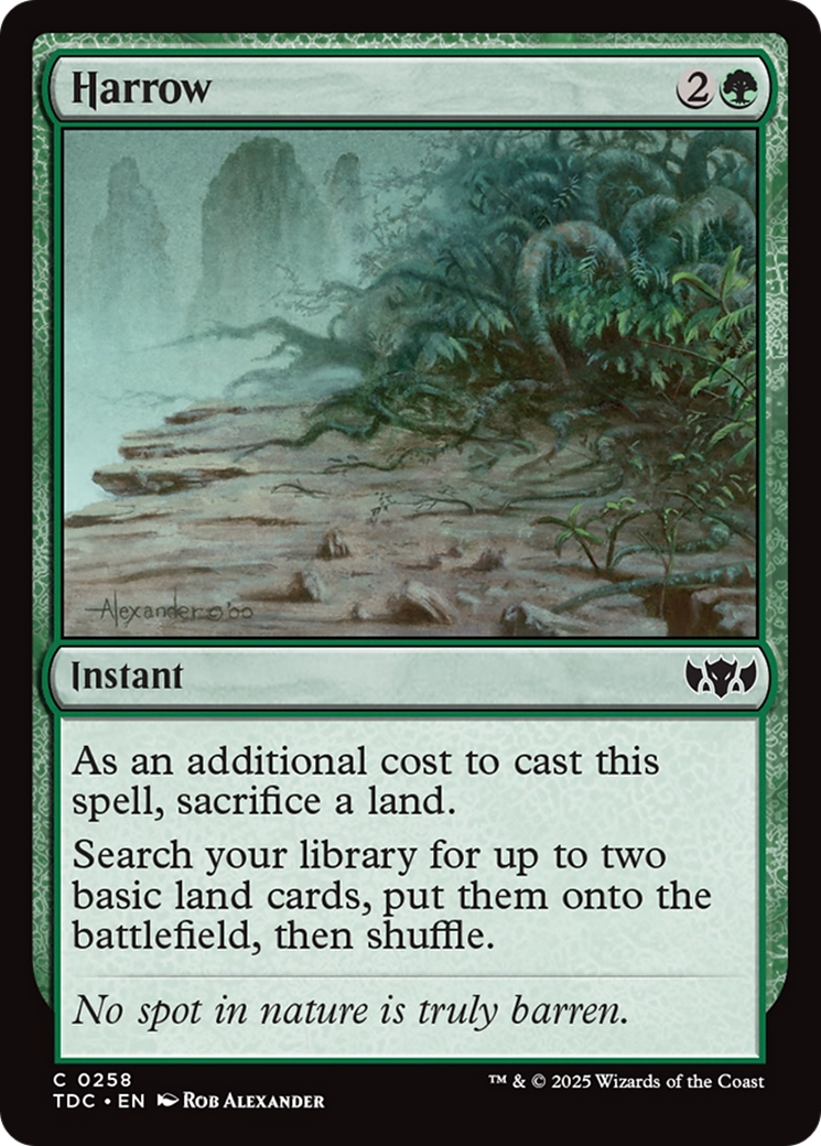 Harrow [Tarkir: Dragonstorm Commander] | RetroPlay Games