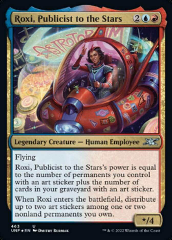 Roxi, Publicist to the Stars (Galaxy Foil) [Unfinity] | RetroPlay Games