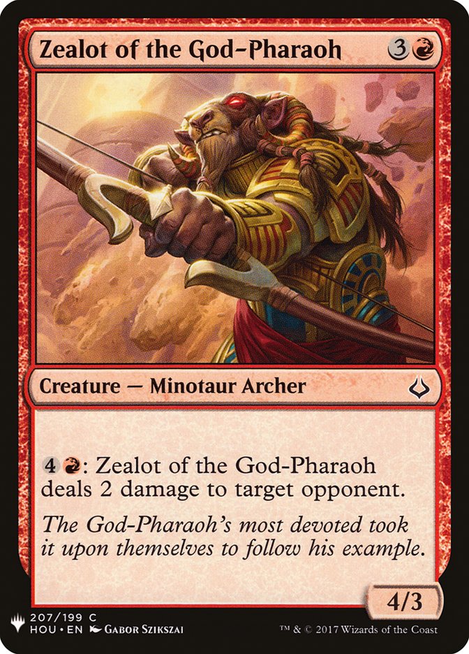 Zealot of the God-Pharaoh [Mystery Booster] | RetroPlay Games