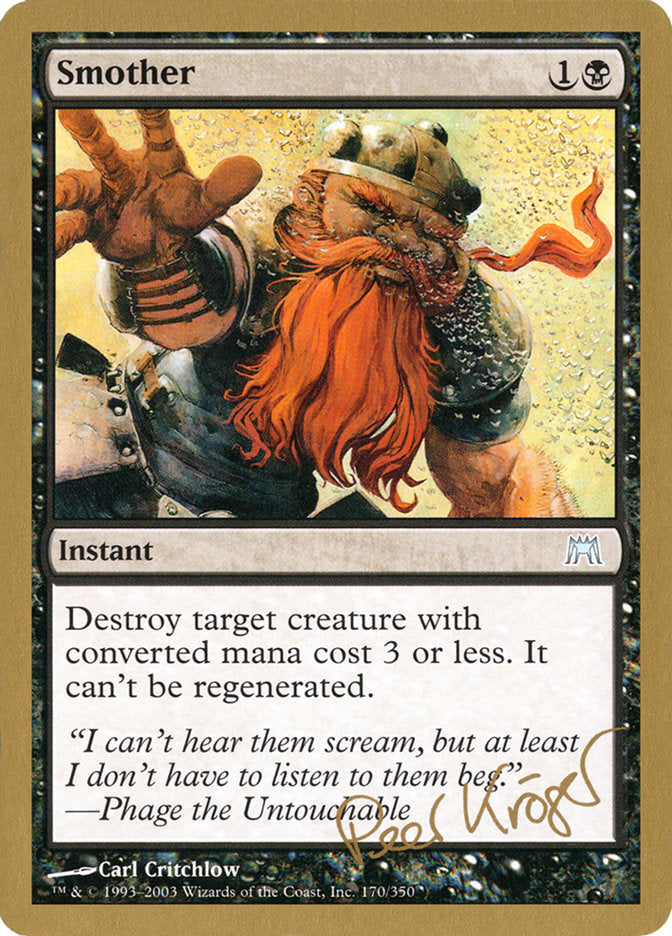 Smother (Peer Kroger) [World Championship Decks 2003] | RetroPlay Games