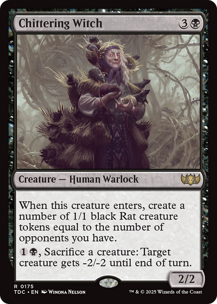 Chittering Witch [Tarkir: Dragonstorm Commander] | RetroPlay Games