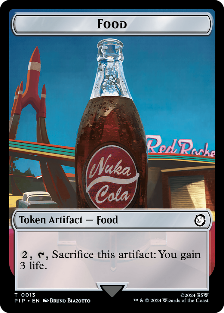 Food (0013) // Wasteland Survival Guide Double-Sided Token [Fallout Tokens] | RetroPlay Games