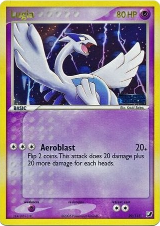 Lugia (29/115) (Stamped) [EX: Unseen Forces] | RetroPlay Games