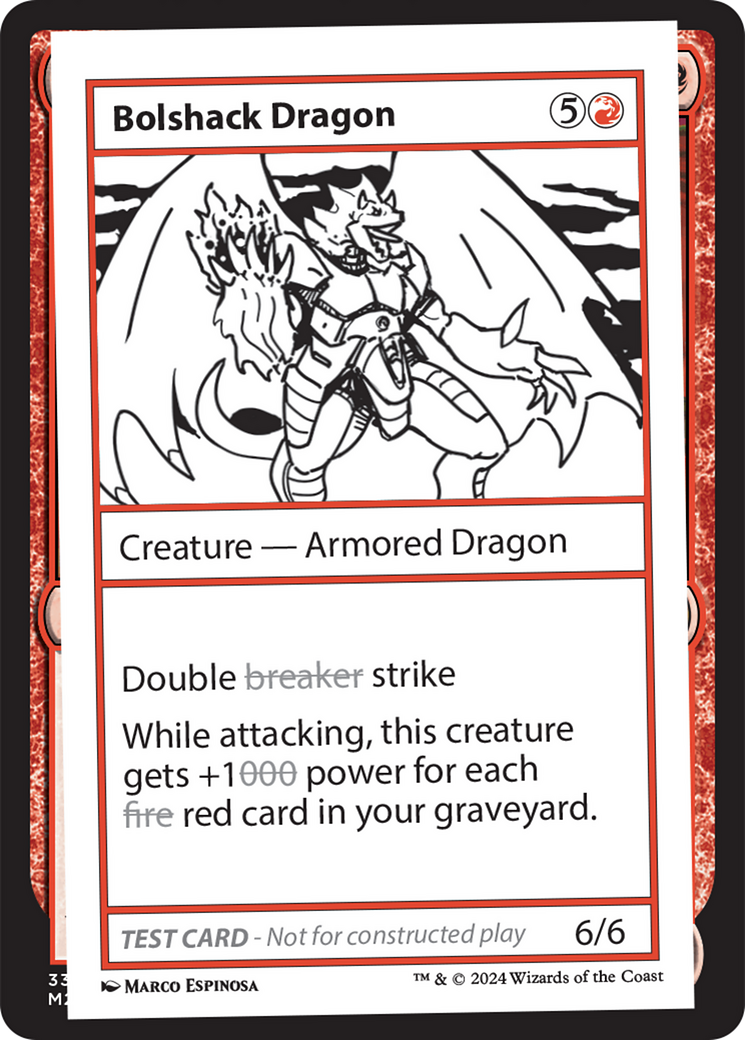 Bolshack Dragon [Mystery Booster 2 Playtest Cards] | RetroPlay Games