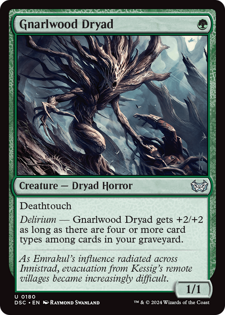 Gnarlwood Dryad [Duskmourn: House of Horror Commander] | RetroPlay Games