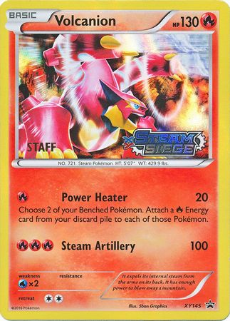 Volcanion (XY145) (Staff) [XY: Black Star Promos] | RetroPlay Games