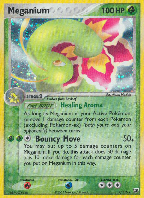 Meganium (9/115) [EX: Unseen Forces] | RetroPlay Games
