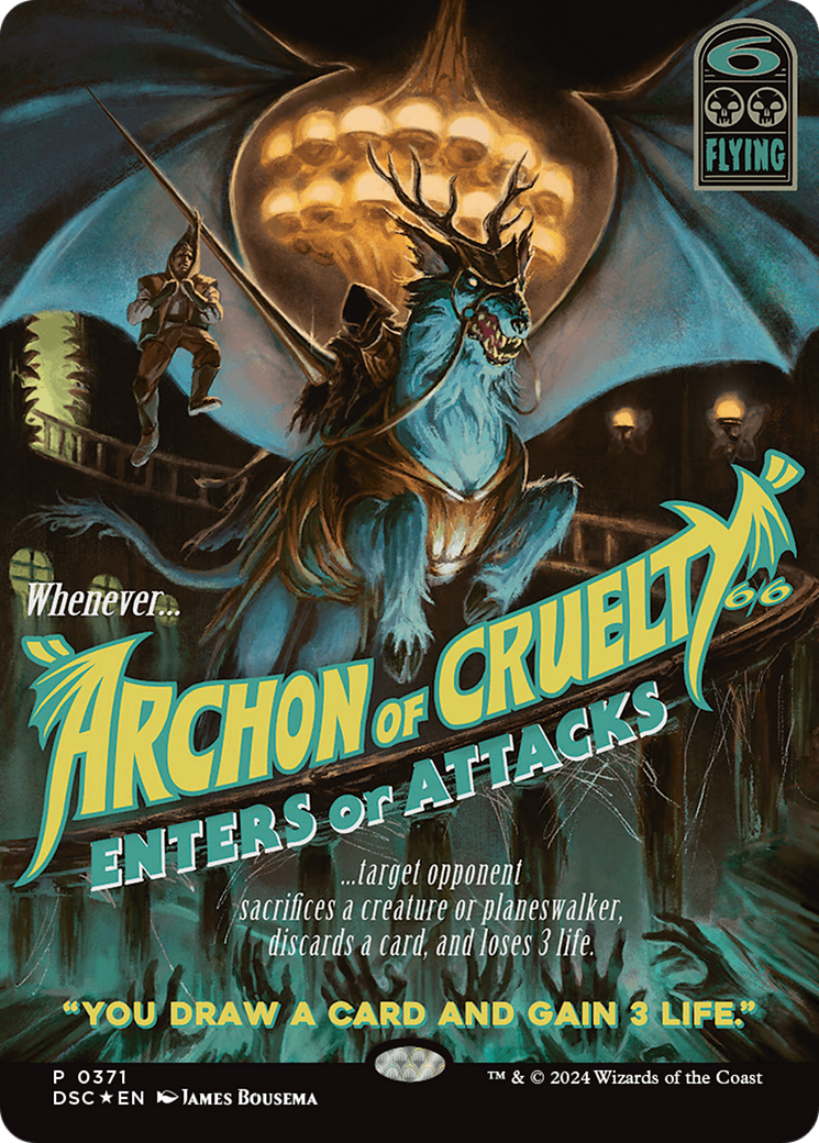 Archon of Cruelty (Showcase) [Duskmourn: House of Horror Commander] | RetroPlay Games