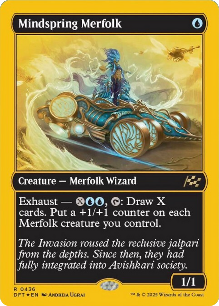 Mindspring Merfolk (First-Place Foil) [Aetherdrift] | RetroPlay Games