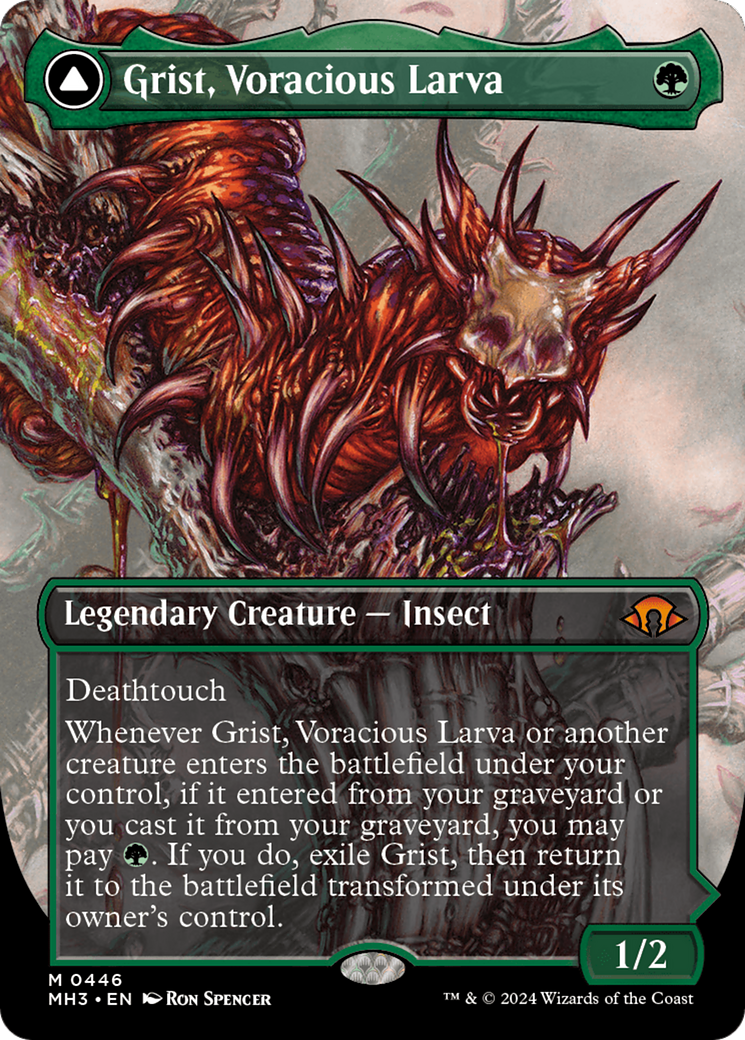 Grist, Voracious Larva // Grist, the Plague Swarm (Borderless) [Modern Horizons 3] | RetroPlay Games