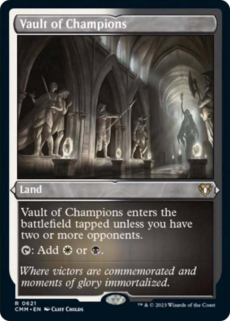 Vault of Champions (Foil Etched) [Commander Masters] | RetroPlay Games