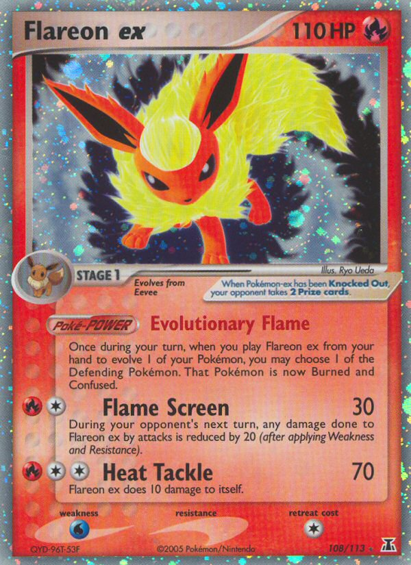 Flareon ex (108/113) [EX: Delta Species] | RetroPlay Games