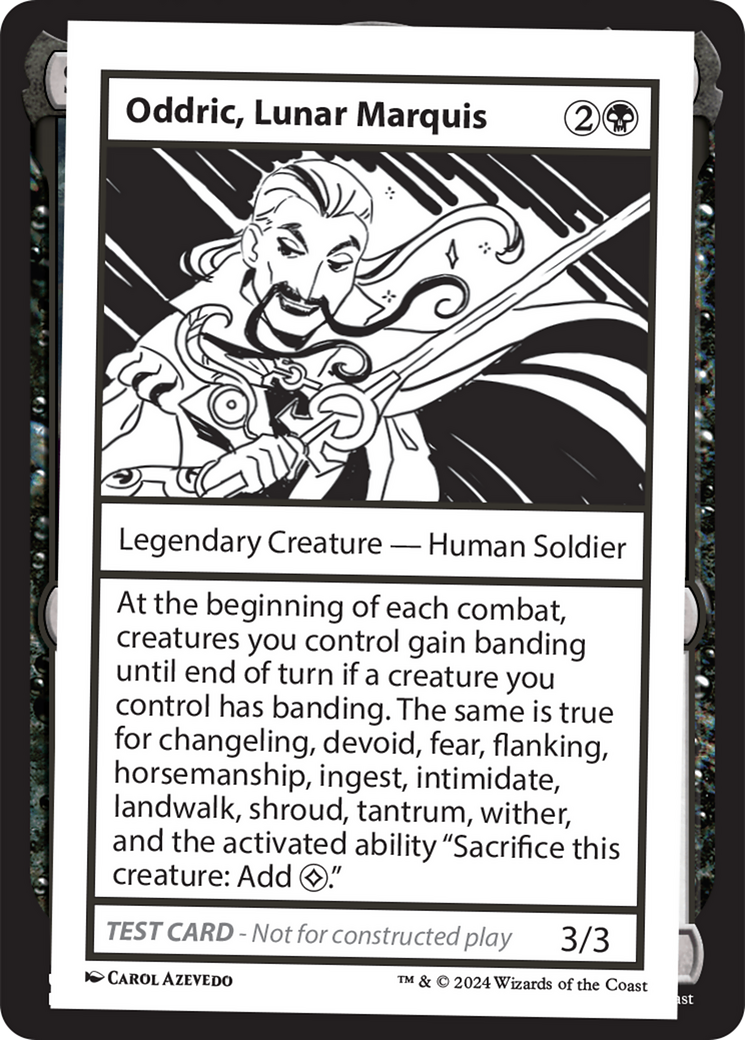 Oddric, Lunar Marquis [Mystery Booster 2 Playtest Cards] | RetroPlay Games