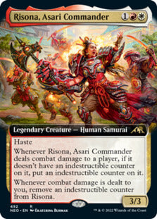 Risona, Asari Commander (Extended Art) [Kamigawa: Neon Dynasty] | RetroPlay Games