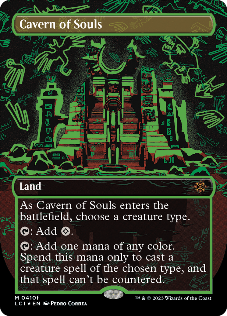 Cavern of Souls (0410f) (Borderless) [The Lost Caverns of Ixalan] | RetroPlay Games