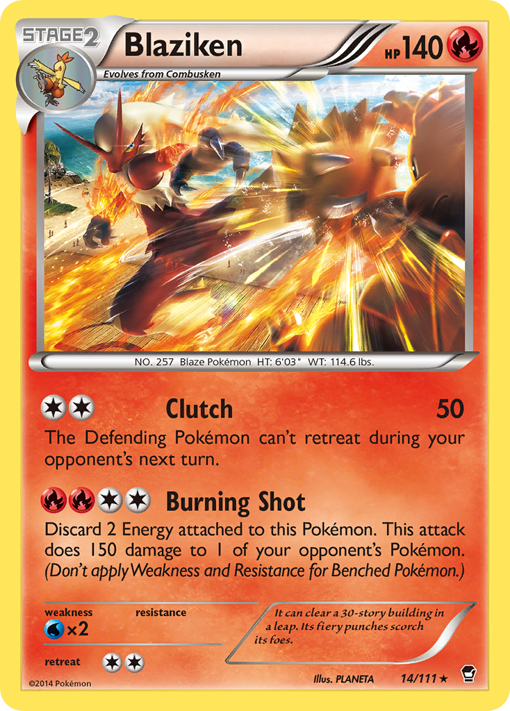 Blaziken (14/111) [XY: Furious Fists] | RetroPlay Games