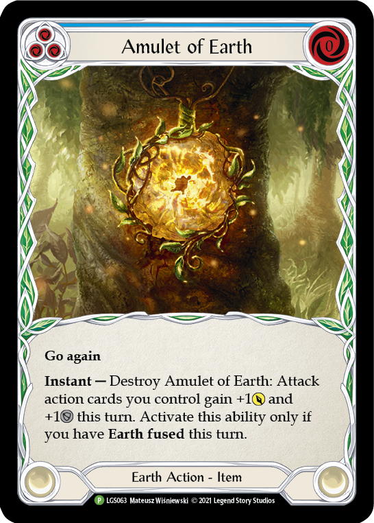 Amulet of Earth [LGS063] (Promo)  Cold Foil | RetroPlay Games