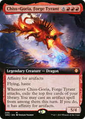 Chiss-Goria, Forge Tyrant (Extended Art) [Phyrexia: All Will Be One Commander] | RetroPlay Games