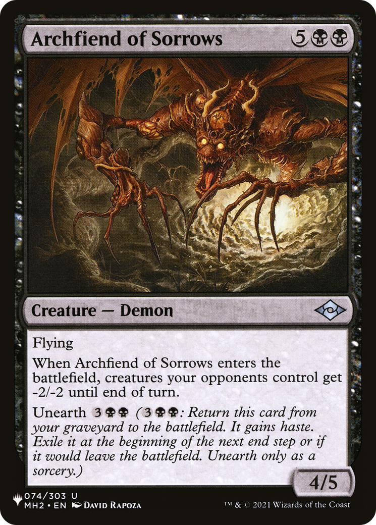 Archfiend of Sorrows [The List Reprints] | RetroPlay Games