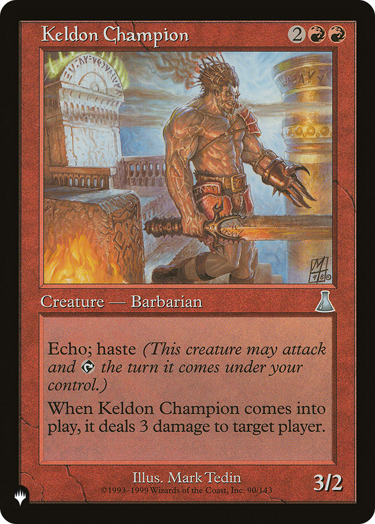 Keldon Champion [The List Reprints] | RetroPlay Games