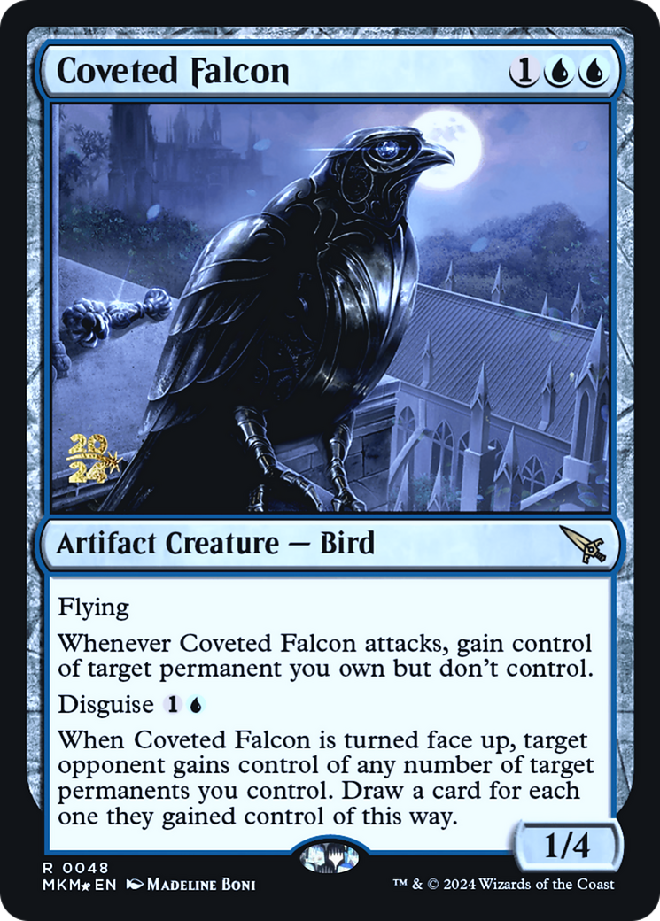 Coveted Falcon [Murders at Karlov Manor Prerelease Promos] | RetroPlay Games