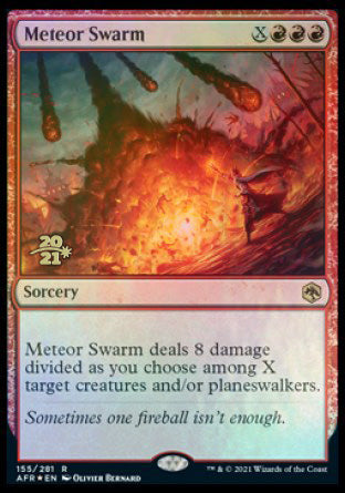 Meteor Swarm [Dungeons & Dragons: Adventures in the Forgotten Realms Prerelease Promos] | RetroPlay Games