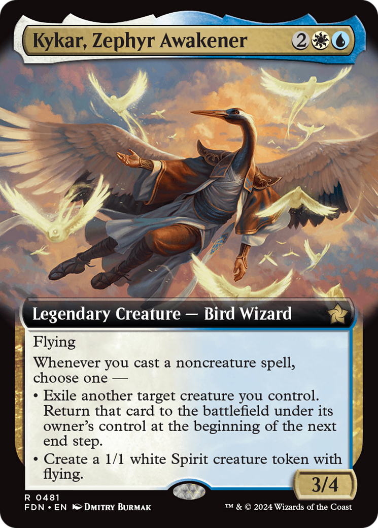 Kykar, Zephyr Awakener (Extended Art) [Foundations] | RetroPlay Games