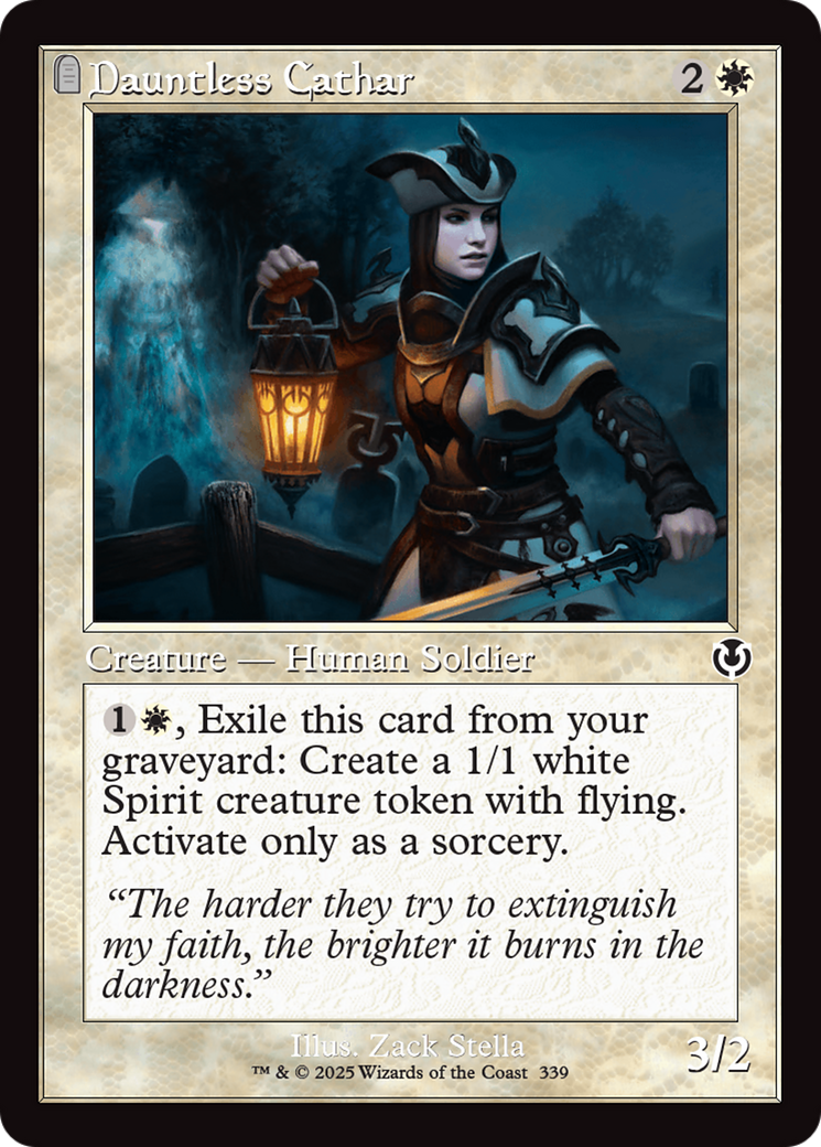 Dauntless Cathar (Retor Frame) [Innistrad Remastered] | RetroPlay Games