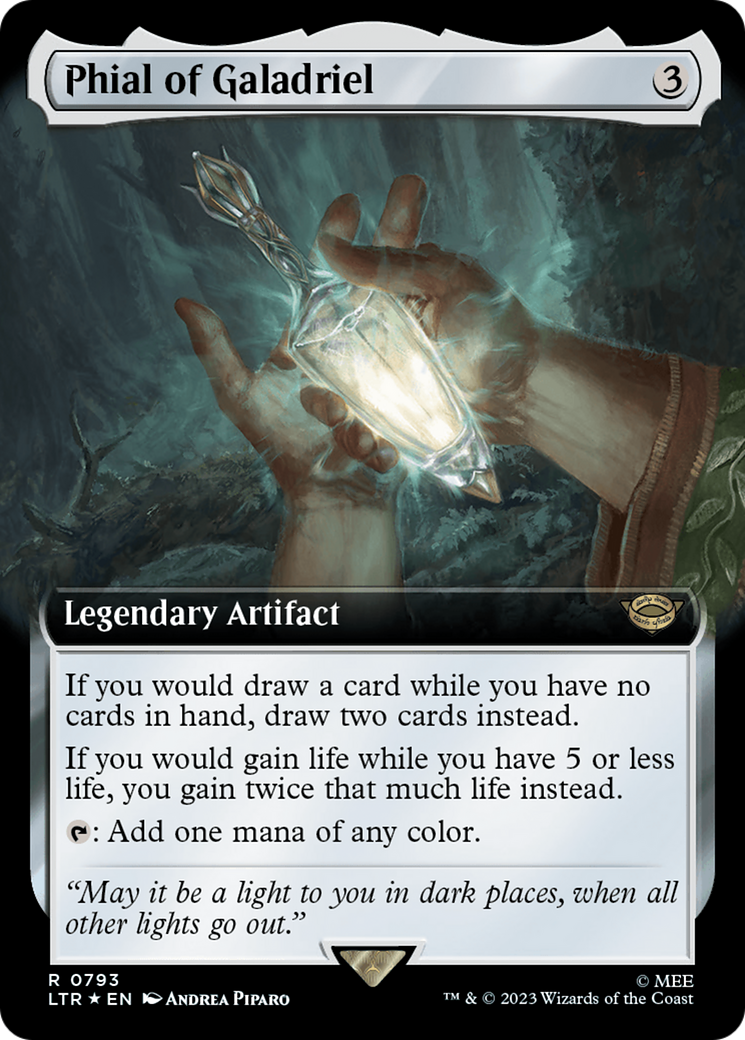 Phial of Galadriel (Extended Art) (Surge Foil) [The Lord of the Rings: Tales of Middle-Earth] | RetroPlay Games
