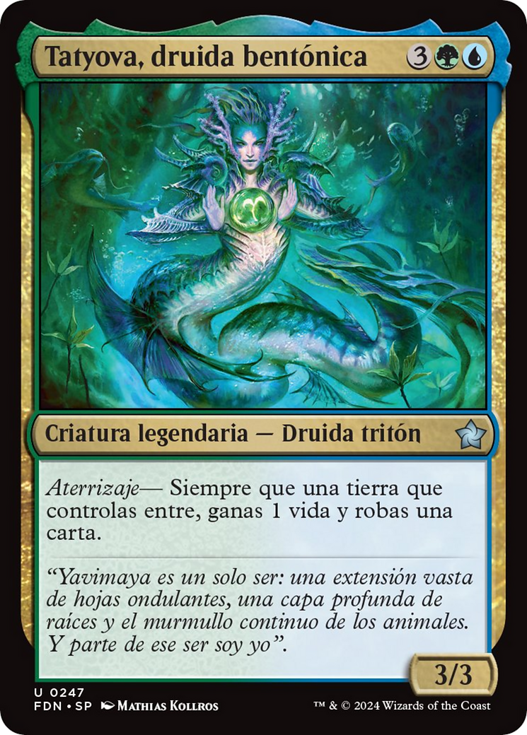 Tatyova, Benthic Druid [Foundations] | RetroPlay Games