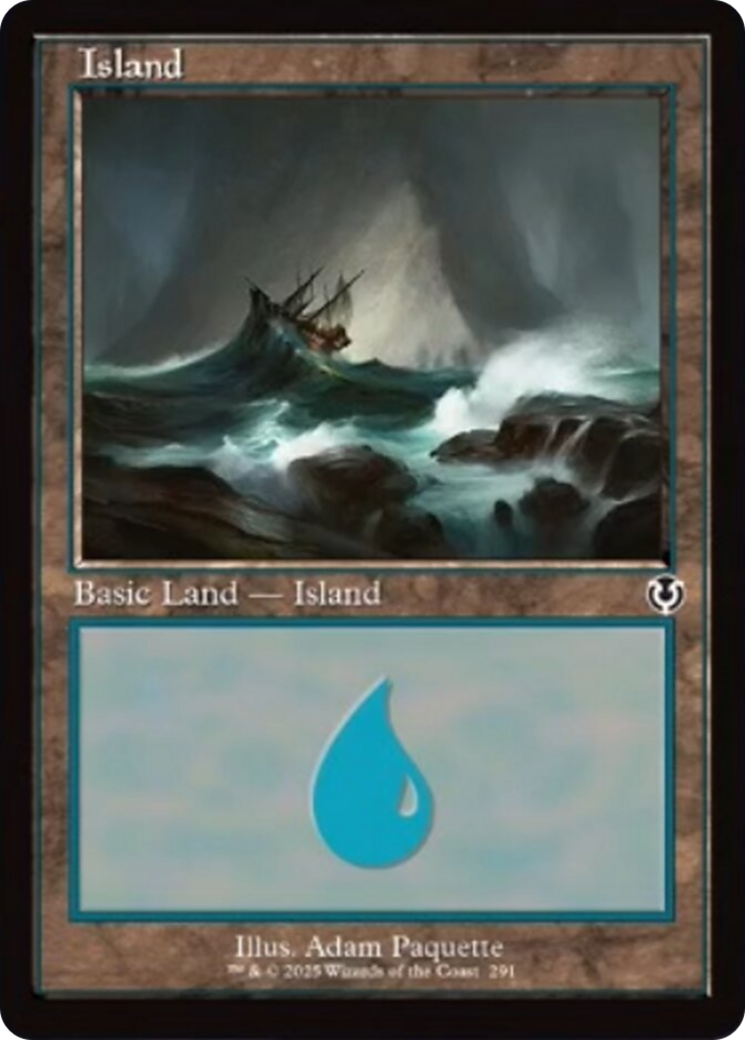 Island (291) (Retro Frame) [Innistrad Remastered] | RetroPlay Games