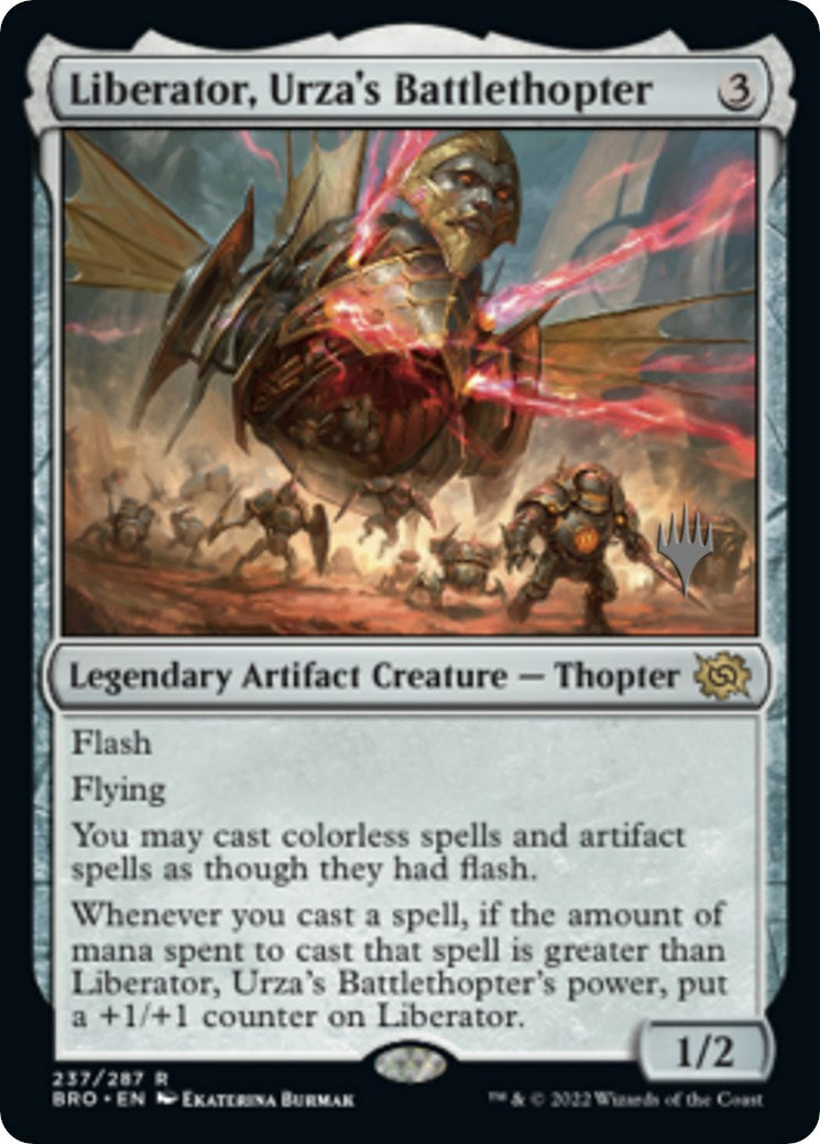 Liberator, Urza's Battlethopter (Promo Pack) [The Brothers' War Promos] | RetroPlay Games