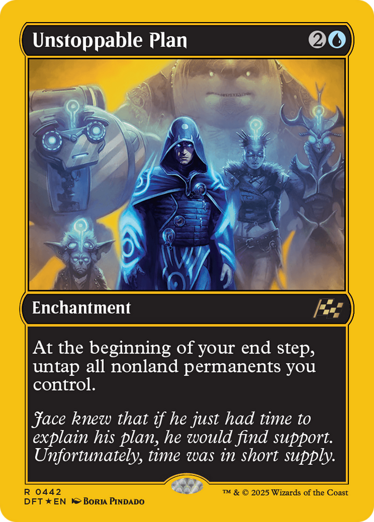 Unstoppable Plan (First-Place Foil) [Aetherdrift] | RetroPlay Games