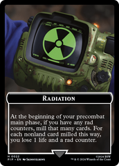 Radiation // Robot Double-Sided Token [Fallout Tokens] | RetroPlay Games