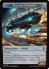 Nalaar Aetherjet // Treasure Double-Sided Token [Aetherdrift Tokens] | RetroPlay Games