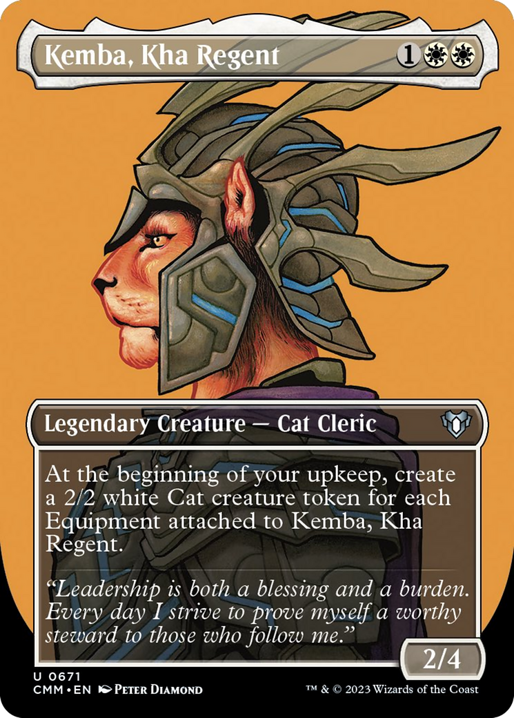 Kemba, Kha Regent (Borderless Profile) [Commander Masters] | RetroPlay Games